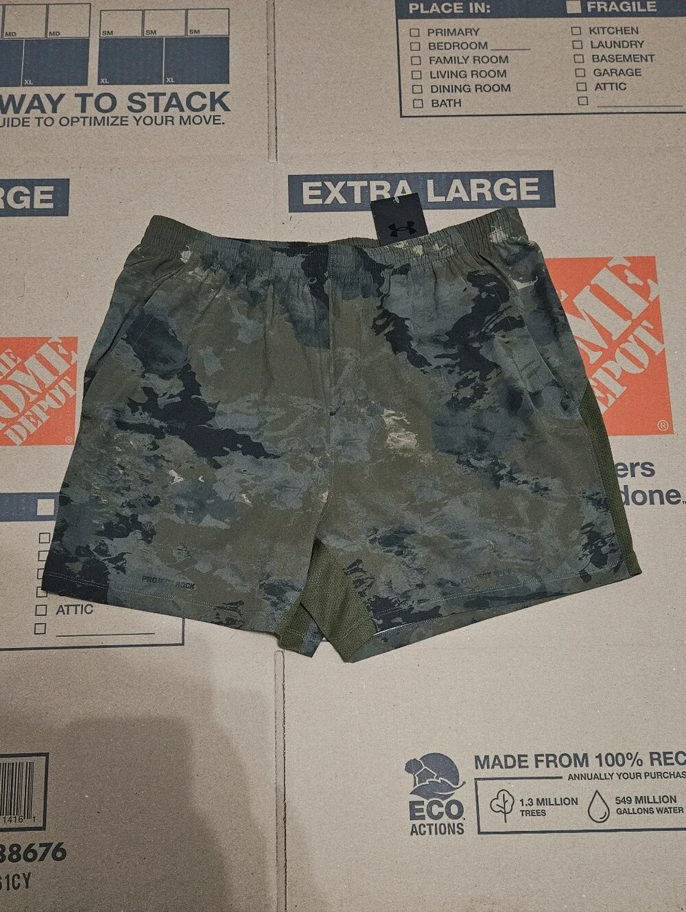 Under Armour Project Rock Camo Shorts